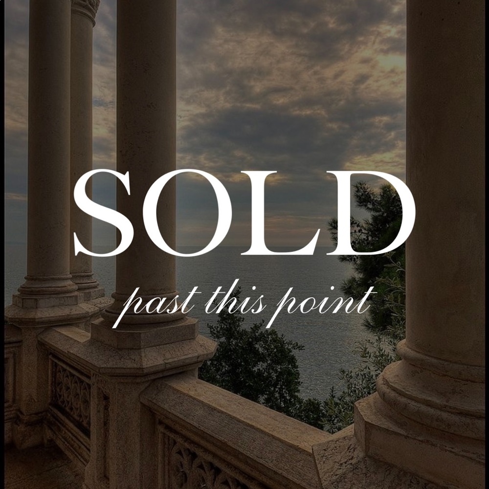 SOLD PAST THIS POINT